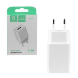 DENMEN CHARGER ADAPTER DC01 5V/2.4A WHITE DENMEN CHARGER ADAPTER DC01 5V/2.4A WHITE